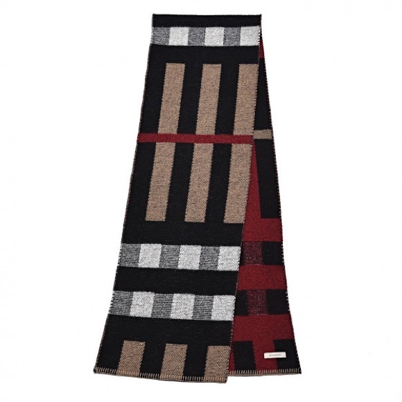 Burberry Wool Cashmere Half Mega Blanket Scarf - Brand New - Picture 5 of 7